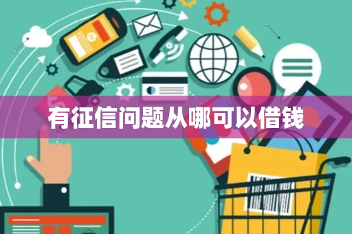 有征信问题从哪可以借钱