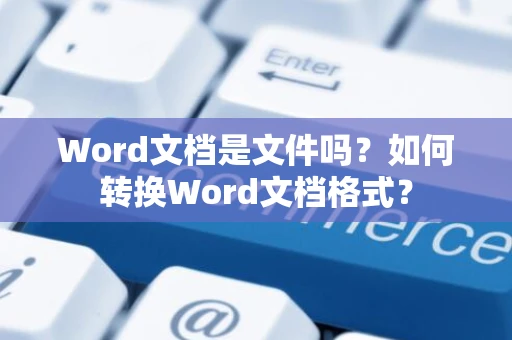 Word文档是文件吗？如何转换Word文档格式？