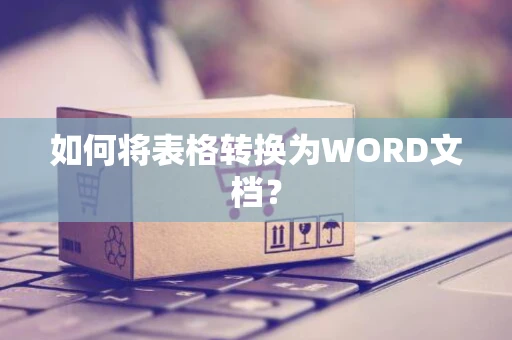 如何将表格转换为WORD文档？