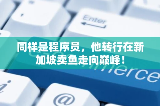 同样是程序员，他转行在新加坡卖鱼走向巅峰！