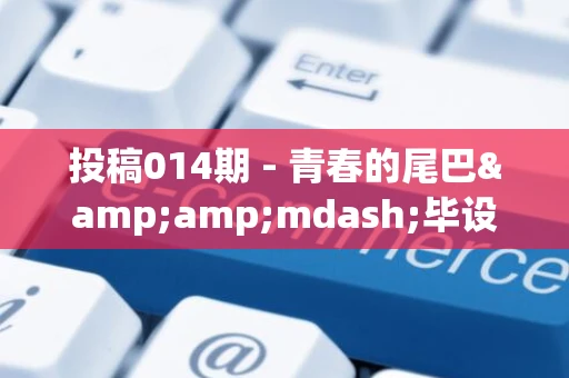 投稿014期 - 青春的尾巴&amp;mdash;毕设
