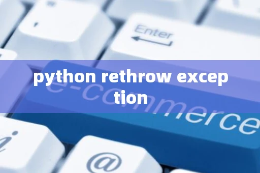 python rethrow exception