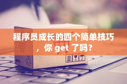 程序员成长的四个简单技巧，你 get 了吗？