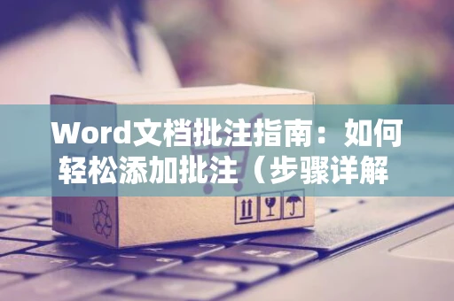 Word文档批注指南：如何轻松添加批注（步骤详解 2024版）