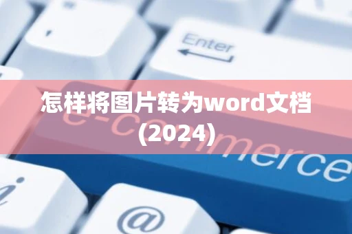 怎样将图片转为word文档(2024)