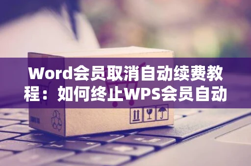 Word会员取消自动续费教程：如何终止WPS会员自动续费服务指南（适用于最新2024年版本）