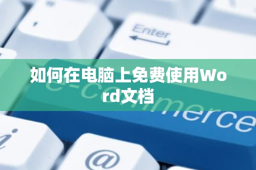 如何在电脑上免费使用Word文档