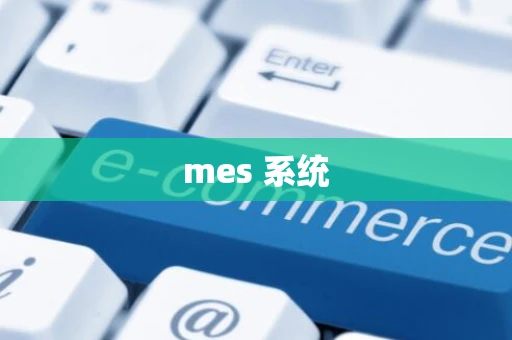 mes 系统