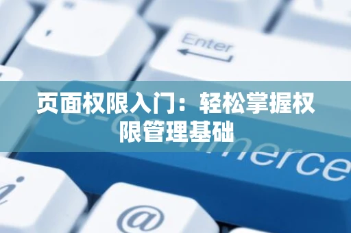 页面权限入门：轻松掌握权限管理基础