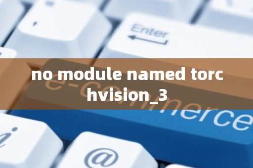 no module named torchvision_3