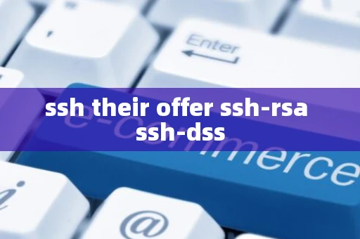 ssh their offer ssh-rsa ssh-dss