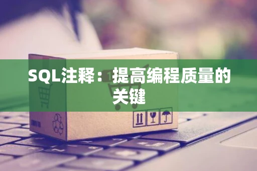 SQL注释：提高编程质量的关键