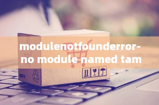 modulenotfounderror- no module named taming_2