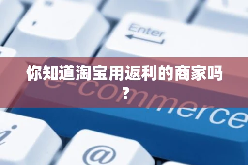 你知道淘宝用返利的商家吗？