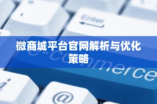 微商城平台官网解析与优化策略