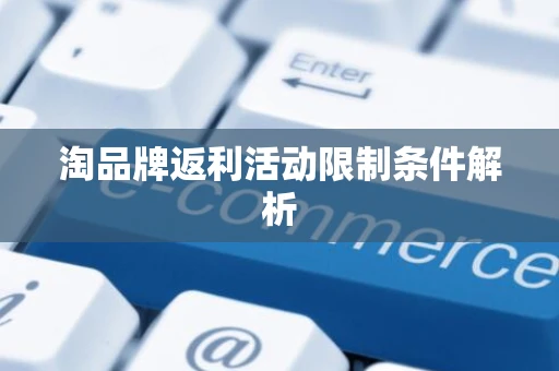 淘品牌返利活动限制条件解析