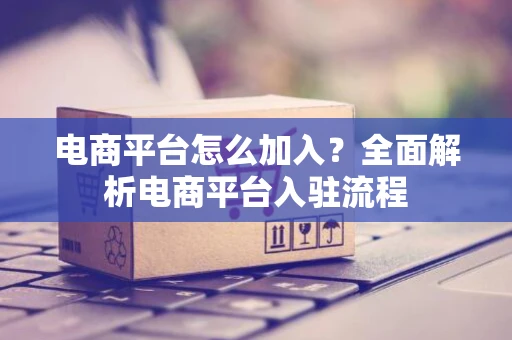 电商平台怎么加入？全面解析电商平台入驻流程