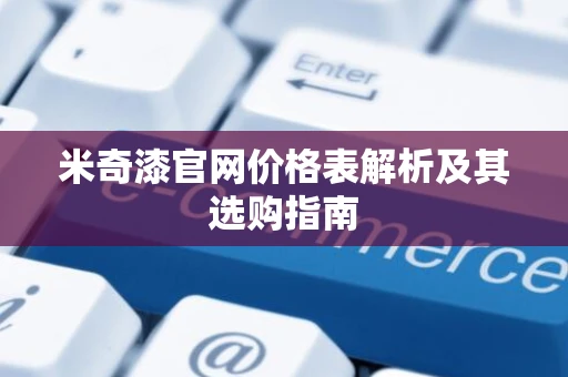 米奇漆官网价格表解析及其选购指南