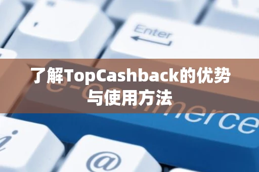 了解TopCashback的优势与使用方法